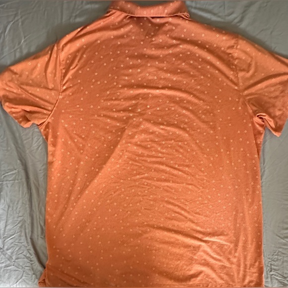 Men’s Nike Golf Dri-Fit Polo Short Sleeve Shirt Size XXL Orange EUC - Picture 5 of 6